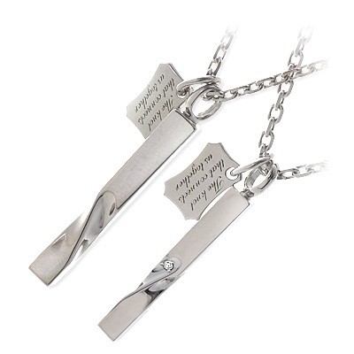  LOVERS SCENE シルバーペアネックレス LSP-0085MRM-LSP0085DLRM