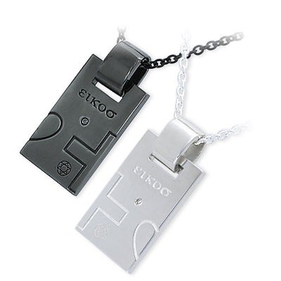 KENBLOOD シルバーペアネックレス LZ-36-BD-LZ-37-SD