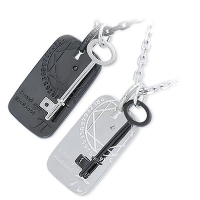 KENBLOOD シルバーペアネックレス LZ-60-BD-LZ-60-SD