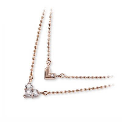 MU-RA シルバーネックレス M-5555-PG-DM