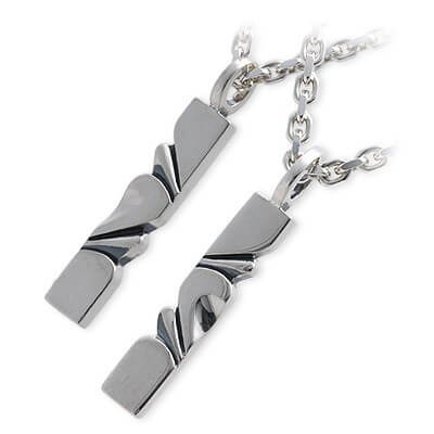 M'S COLLECTION シルバーペアネックレス MC-492-MC-493