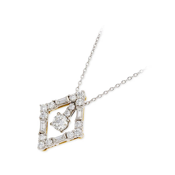 Lumineve Jewelry プラチナネックレス MDPC6011