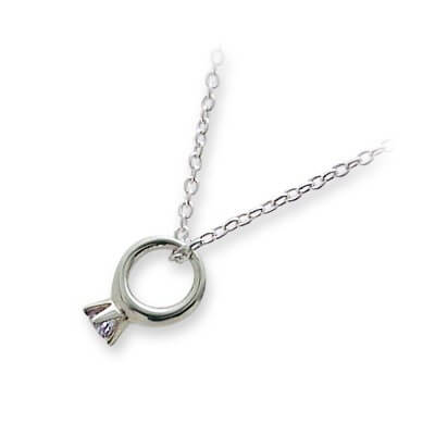  M・Heart シルバーネックレス MH083-03