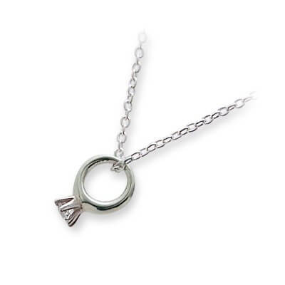  M・Heart シルバーネックレス MH083-04