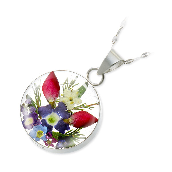 Candy Flower シルバーネックレス