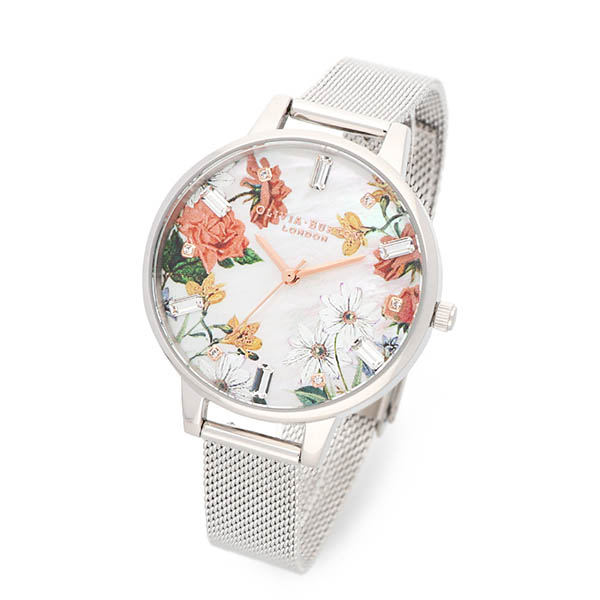 OLIVIA BURTON ステンレスフラワーウォッチ OB16BF32