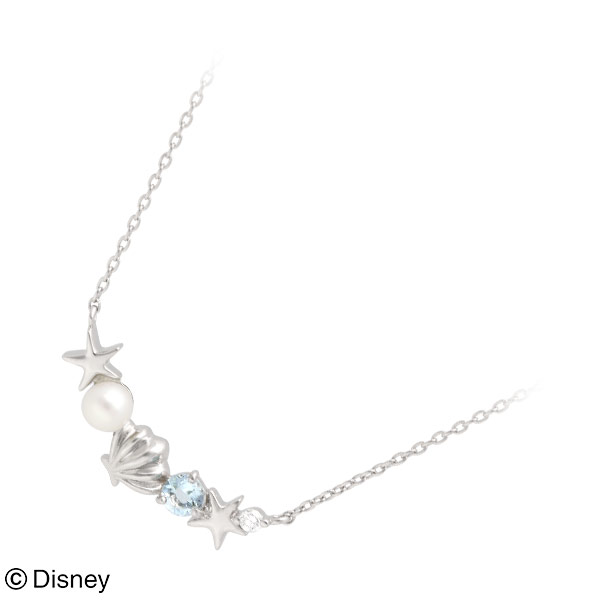 Disney ホワイトゴールドネックレス OPCDS20267