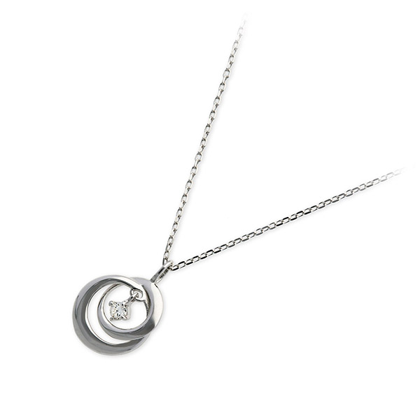 PINKY&DIANNE ホワイトゴールドネックレス OPCPD80562