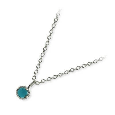 Magische Vissen シルバーネックレス OZP-021-TQ