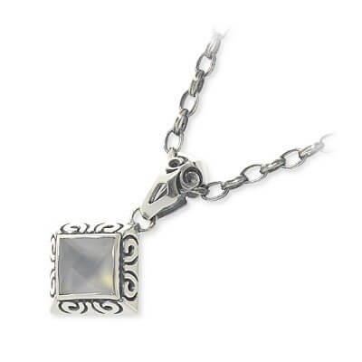 Magische Vissen メンズ シルバーネックレス OZP-050-MS
