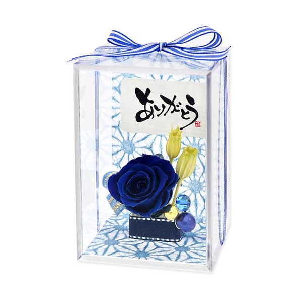 お花ソムリエ フラワー !日頃の感謝の気持ちを込めて 誕生日 プリザーブドフラワー 7色展開 選べるメッセージ
