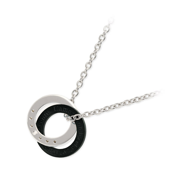 PLUG IN ステンレスネックレス PIP6502-BK