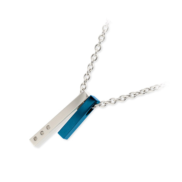 PLUG IN ステンレスネックレス PIP7793-BL