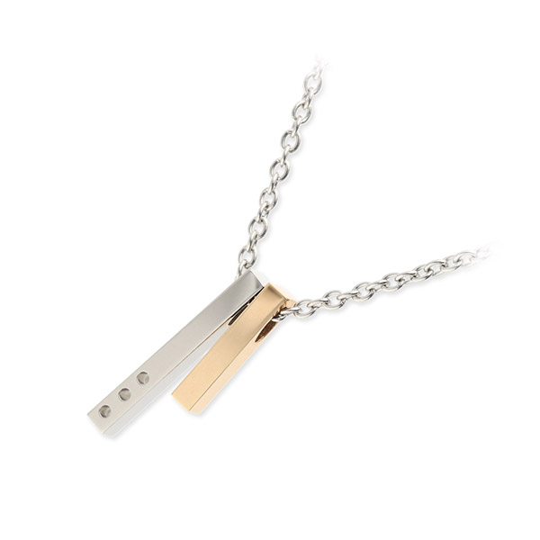 PLUG IN ステンレスネックレス PIP7793-PG