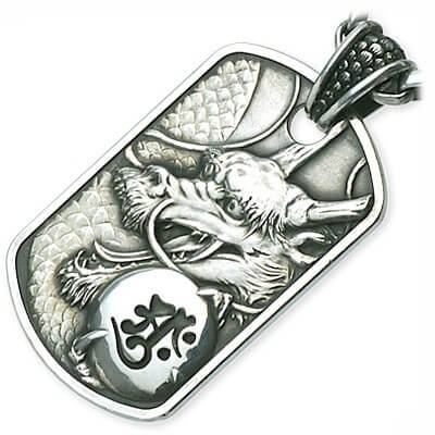 彫銀 シルバーネックレス R-TG-8-S-CE-3