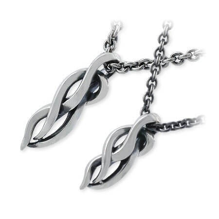 M'S COLLECTION シルバーペアネックレス RYO-011-RYO-012