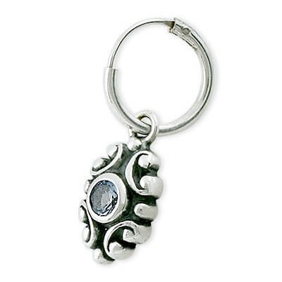 M's collection シルバーフープピアス RYO-019-AQG