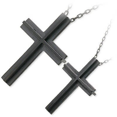 Blue Cat シルバーペアネックレス SPG521-909-SPG522-910