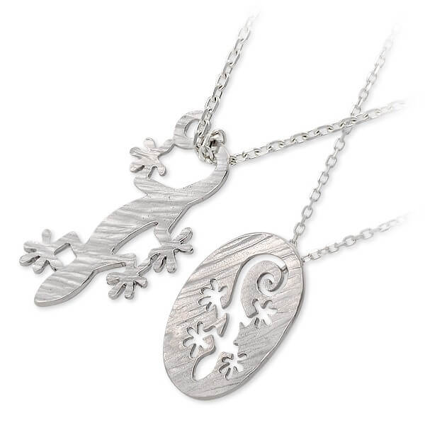 Blue Cat シルバーペアネックレス SPV779-1328-SPV780-1329