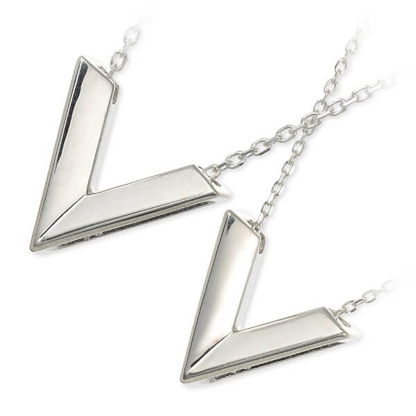 Blue Cat シルバーペアネックレス SPV796-1393-SPV797-1396