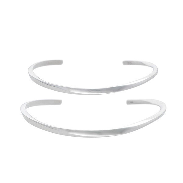 Sweet Rose シルバーペアバングル SSBG002-SSBG001