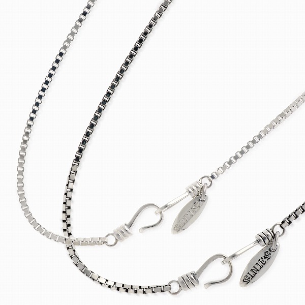 SAINTS シルバーペアネックレス SSCN-504M-504F