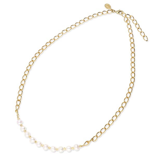 SAINTS 淡水パールネックレス SSN-213GD