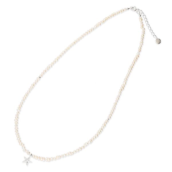 SAINTS 淡水パールネックレス SSN-214SV