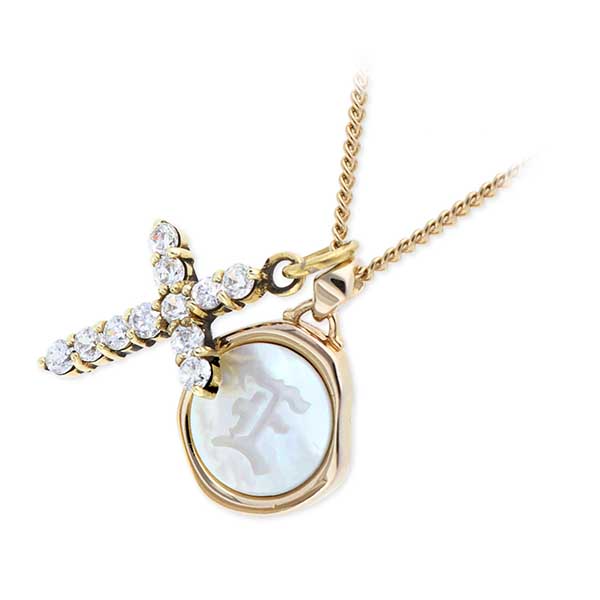 SAINTS シルバーネックレス SSP-202GD