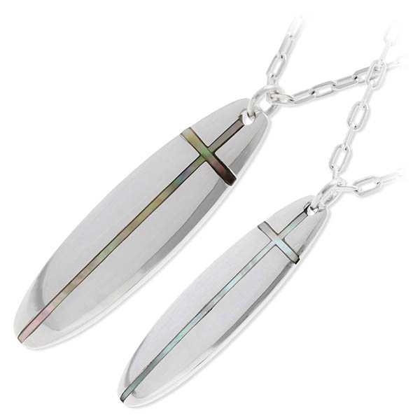 SAINTS シルバーペアネックレス SSP-211M-SSP-211F