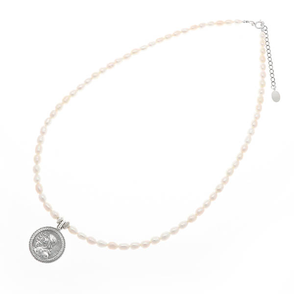 SAINTS 淡水パールネックレス SSP-220SV