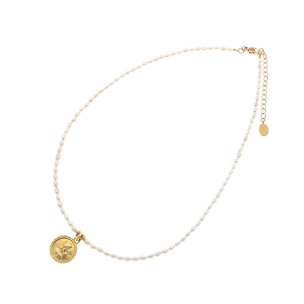 SAINTS 淡水パールネックレス SSP-221GD