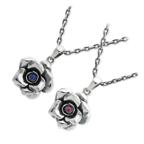 SAINTS シルバーペアネックレス SSP-901-SP-SSP-901-RB