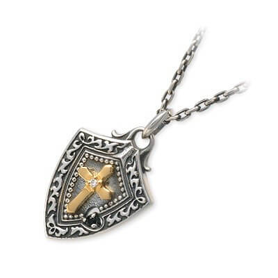 SAINTS メンズ シルバーネックレス SSP11-194