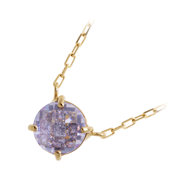 MOMAJ レディース イエローゴールドネックレス TW-1113-K10YG