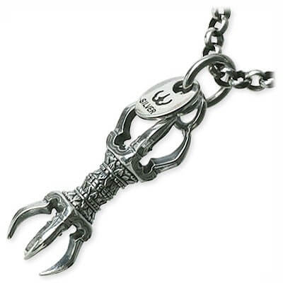 彫銀 シルバーネックレス V-PT-1-S-CE-2