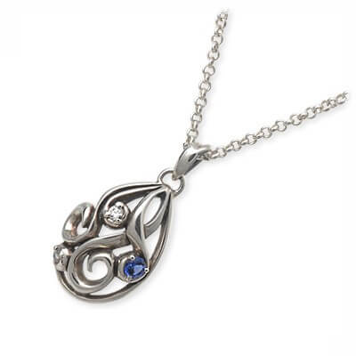 Ijeluna シルバーネックレス VIB-004N