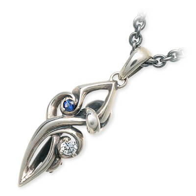 Ijeluna シルバーネックレス VIB-015N