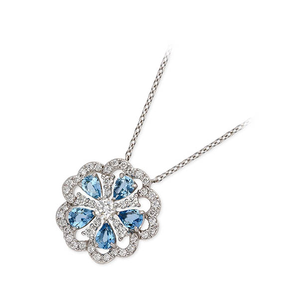 Lumineve Jewelry ホワイトゴールドネックレス WDPC6755