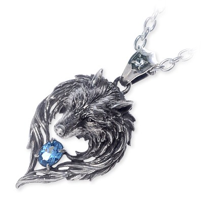 WOLFMAN B.R.S シルバーネックレス WO-P-191BL-CH-CL100N-50