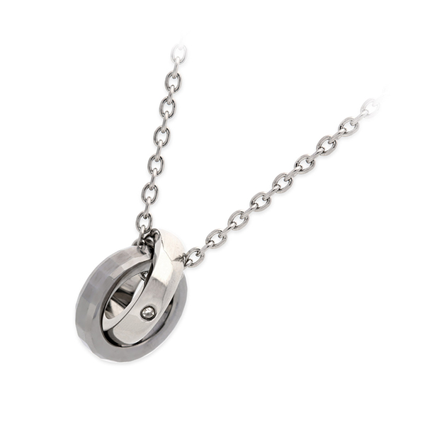 Zanipolo Terzini ステンレスネックレス ZTP2700MASUSDIAWH