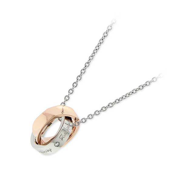 Zanipolo Terzini ステンレスネックレス ZTP479FMRGDIAWH