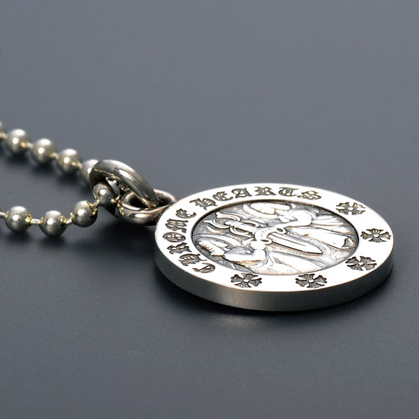 Chrome Hearts クロムハーツ メンズシルバーネックレス CHARM ANGEL