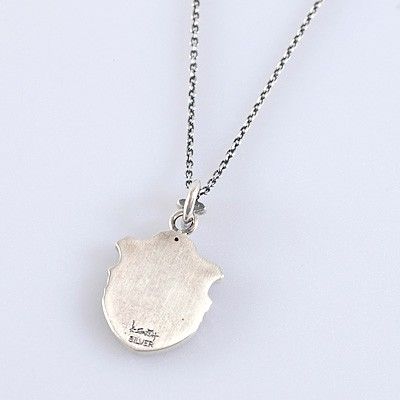 シルバーイニシャルネックレス_4