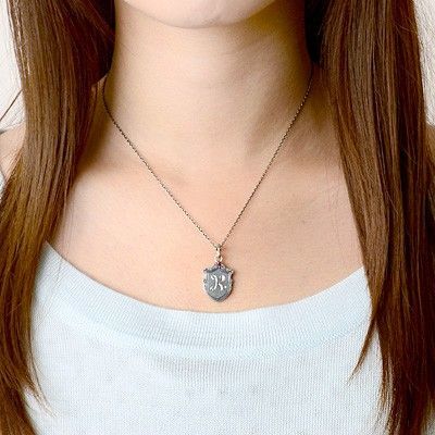 シルバーイニシャルネックレス_6