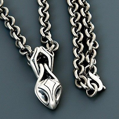 RE ARRIVAL/再入荷 M's collection エムズコレクション メンズシルバーネックレス L アクセサリー