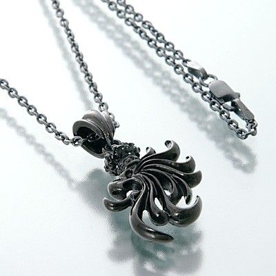 REGALIA レガリア メンズシルバーネックレス RAP-03-BK-CL060