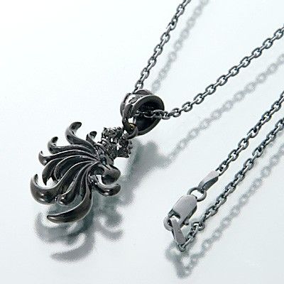 REGALIA レガリア メンズシルバーネックレス RAP-03-BK-CL060
