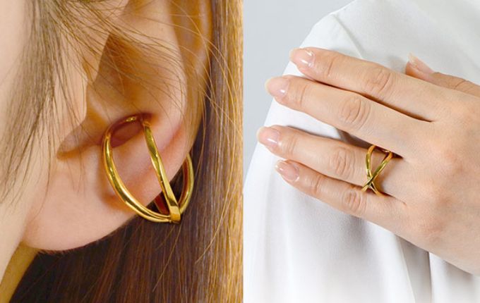 Sweet Rose レディース シルバーリング SSR001-G SSR001-S