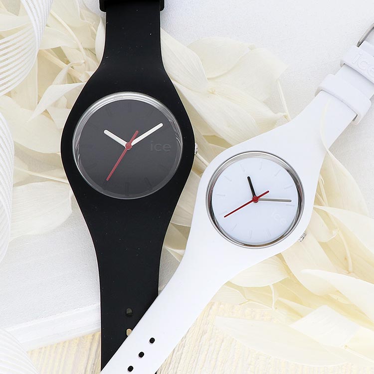 ICE-WATCH ペアウォッチ 腕時計 限定コラボ 2個セット ICEFRBKUS-ICEFRWHSS